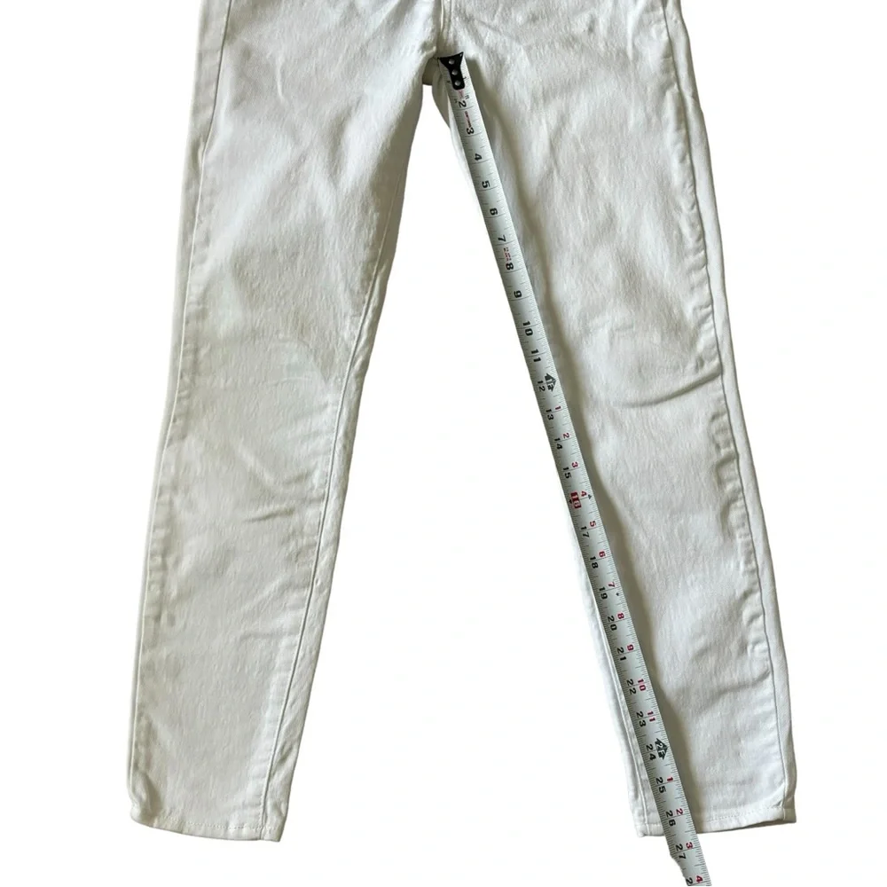EUC PAIGE Verdugo Ankle Skinny Style DNM656 Optic White Size 6 - Picture 6 of 14